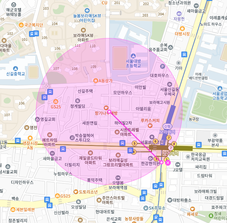 보라매역 월주차, 도보 5분 거리로 주차장 알아보라매!