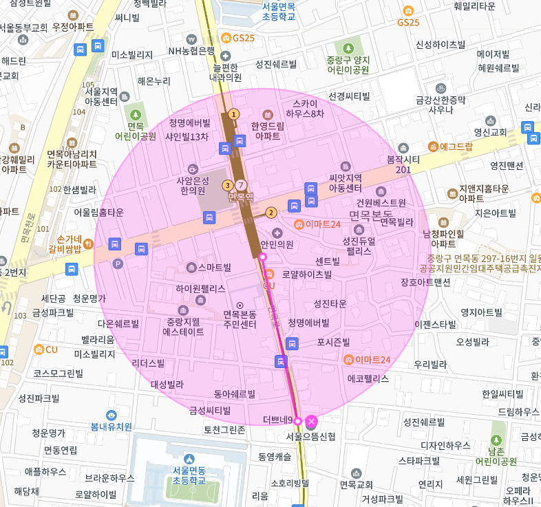 면목역 월주차 2번출구 인근 당신을 위한 최적의 해결책