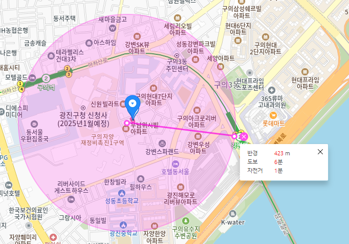 강변역 월주차  /강변역 근처 출퇴근 주차/강변역 근처 주차/ 강변 스파랜드 근처 주차