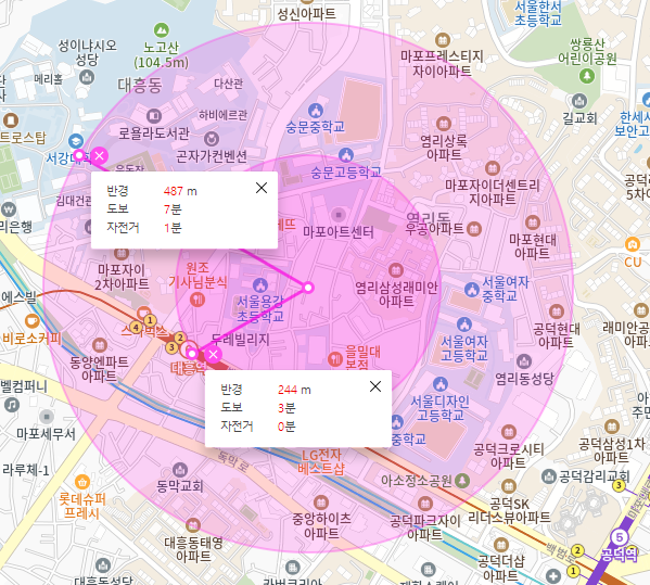 염리동 월주차/ 대흥역 초근접 주차자리/대흥역 근교 월주차/서강대 월주차/용강초 근처 월주차