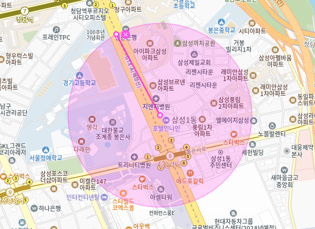 봉은사역 월주차_봉은사역 초역세권 주차장!