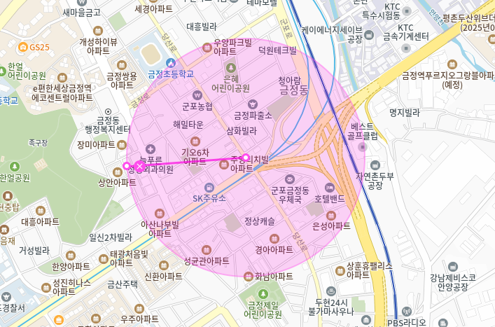 금정동 월주차_금정역 인근 저렴한 주차장