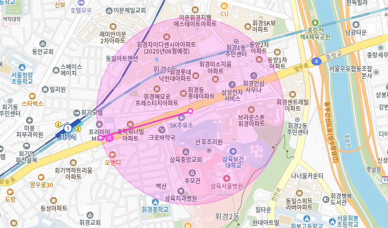 회기역 월주차_회기역, 삼육보건대 1분 거리 주차장
