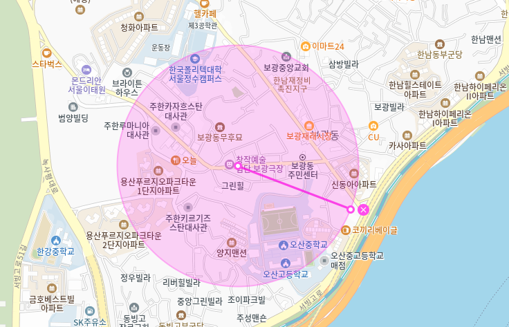 보광동 월주차_폴리텍대학교, 오산 중학교 인근 주차장