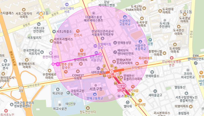 서초 월주차_양재역 2분 거리 주차장
