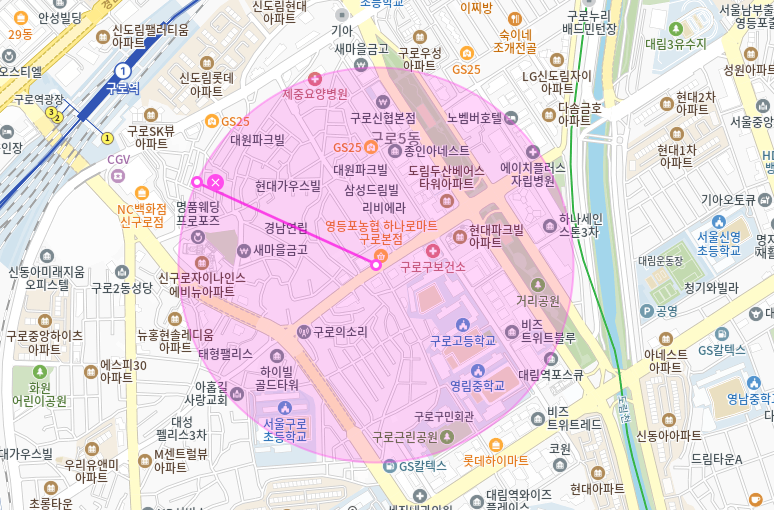 구로동 월주차_구로역, 신구로 초등학교  5분 거리 주차장