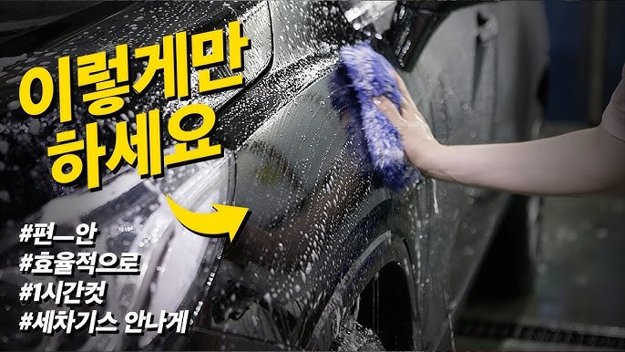 셀프 세차 가이드: 세차 방법, 도구, 주의점!