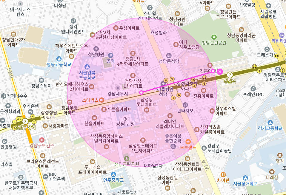 청담 월주차 _ 청담역 8번 출구에 있는 초 역세권 승용차 전용 기계식 주차장