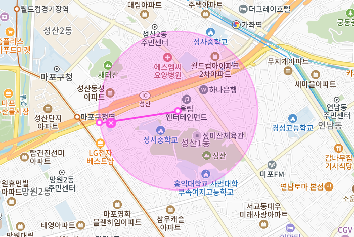 성산동 월주차_ 마포구청역 3번출구 인근 주차장