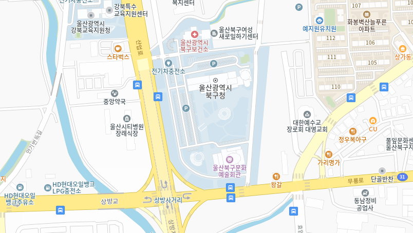 북구 공영주차장 _ 울산광역시 북구에 있는 공영 주차장 상세 정보
