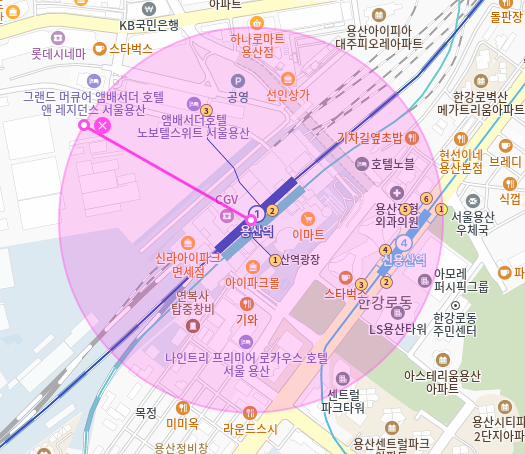 용산역 월주차_용산아이파크몰 주차장