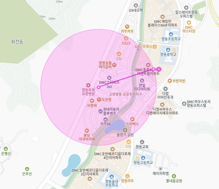향동동 월주차_고양시 덕양구 향동동 스타비즈 제휴 주차장