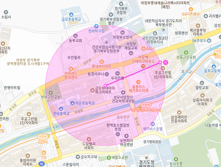 금오동 월주차_나이스파크 의정부 해피타워 제휴 월주차장