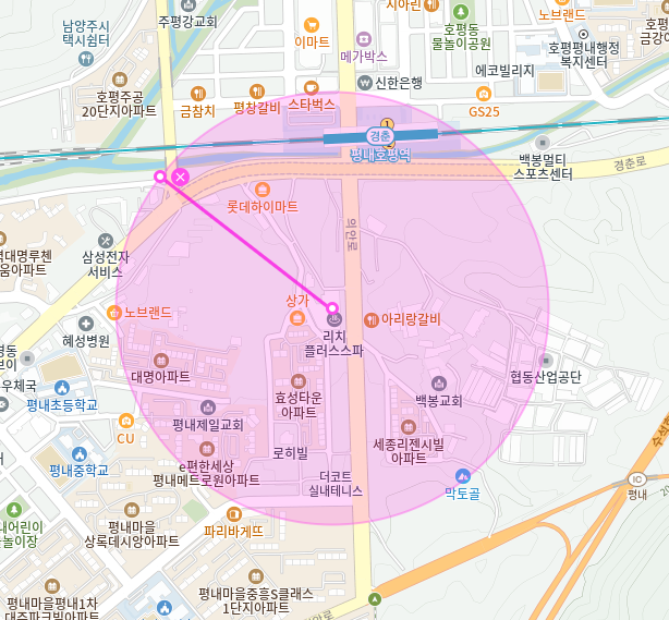 평내동 월주차_평내호평역 인근 나이스파크 리치플러스 월주차장
