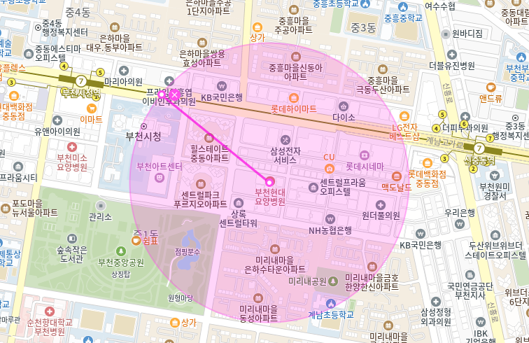 부천시청역 월주차_천마프라자 Tmap 제휴 월주차장