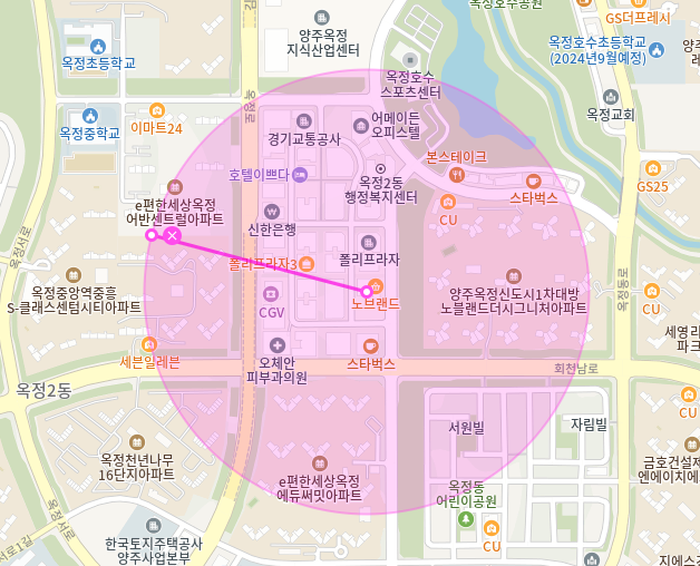 옥정동 월주차_양주시 옥정동 비타민프라자 Tmap 제휴 월주차장