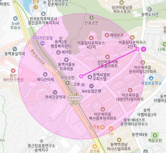 동백역 월주차_동백역 1분 거리 동백브릭스타워 Tmap 제휴 월주차장