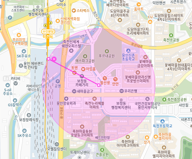 죽전역 월주차_죽전역 인근 Tmap 제휴 헤르마주차장