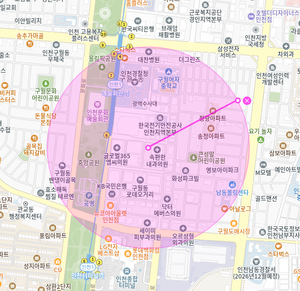 구월동 월주차_예술회관역 인근 Tmap 제휴 구월주차장