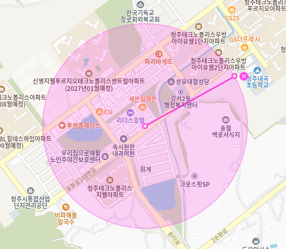 송절동 월주차_청주시 해피드림오피스텔5차 Tmap 제휴 월주차장