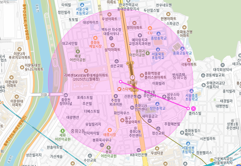 중화동 월주차_ 중화역 3번출구 인근에서 편하게 주차하고 싶으시다면 주만사로