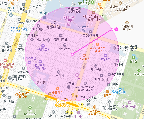 인계동 월주차_수원시청역 인근 현진빌딩 Tmap 제휴 월주차장