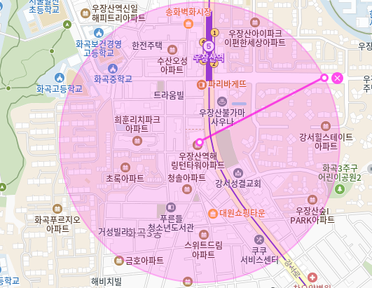 강서구 월주차_강서구 우장산역 근처 단일 주차장