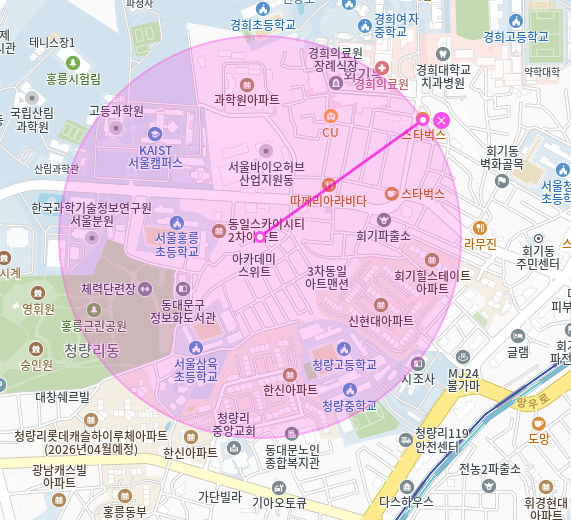 회기동 월주차_동대문구 카이스트 대학교 근처 월주차장