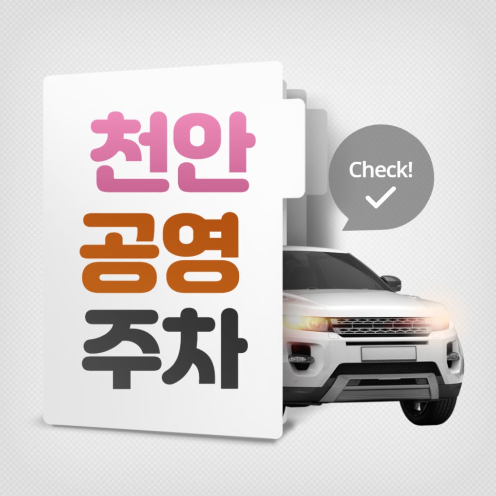 천안시 주차장 _ 노외주차장 상세 정보