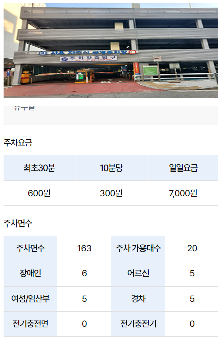 김포 공영주차 _ 김포 사우역 인근 공영주차장 정보