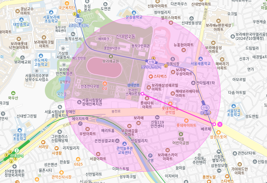보라매 월주차_ 보라매병원역/당곡역 주변 주차장 빠르게 이용하세요!
