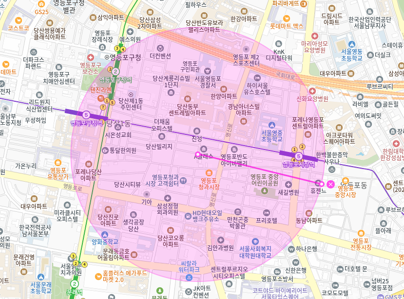 영등포시장역 월주차_ 영등포구청역과 시장역 사이에 위치한 단일주차 주차장 이용해보시겠어요?