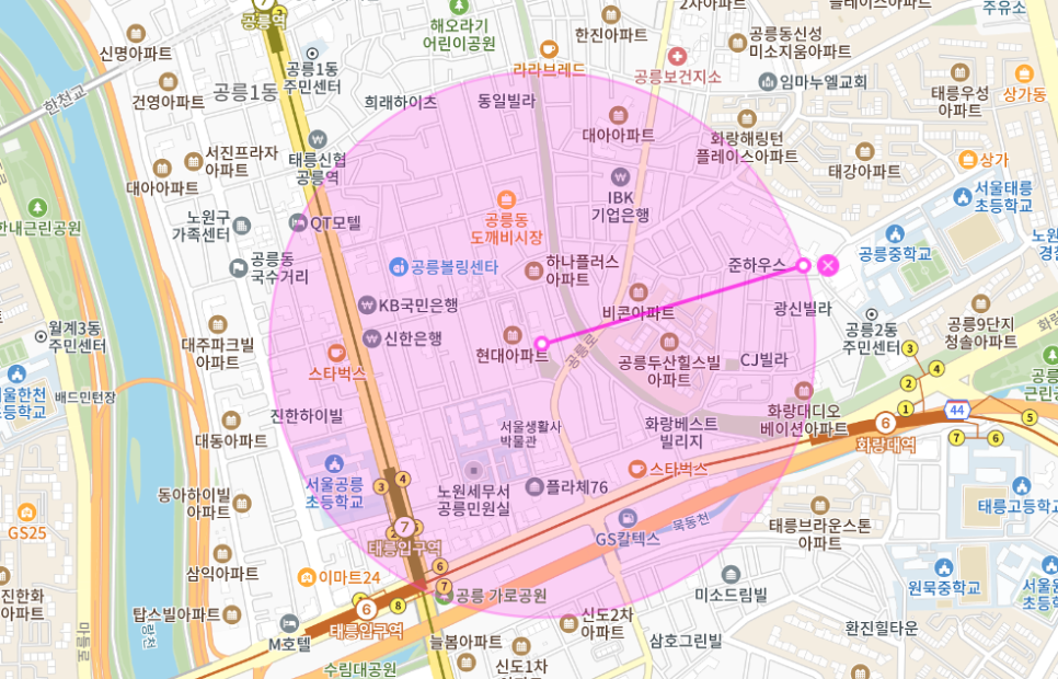 태릉입구역 월주차 _ 평일 전용/ 지정석/ 단일주차/ 자주식/ 10만원