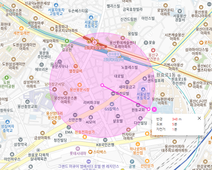 원효로 월주차 _ 효창공원앞역 도보 5분 거리 주차장