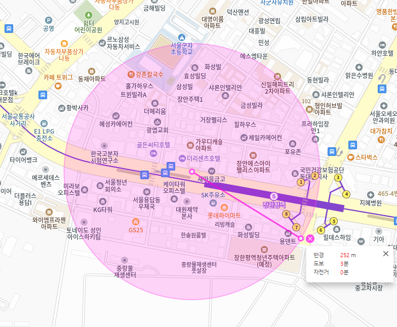 장안동 월주차 _ 장한평역까지 걸어서 3분이면 도착하는 주차장 가져가세요!