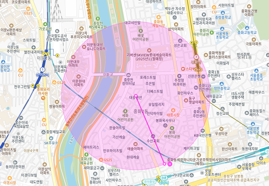 중화동 월주차_ 중화역/역세권/단일주차/지정석 얼른 만나보세요