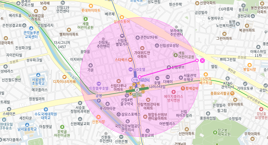 신림역 월주차 _ 1분 거리 초 역세권 주차장!