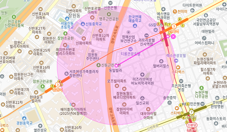잠원동 월주차 _ 자주식/단일주차/빈자리/승용차전용