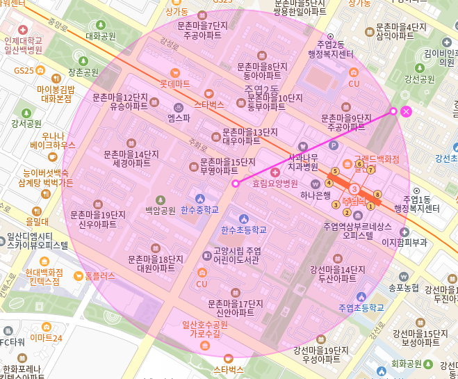 주엽역 월주차_4번출구까지 걸어서 3분거리 단일주차장
