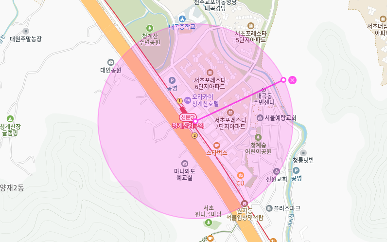 청계산입구역 월주차 _ 진짜 지하철역에서 1분이면 도착해요!