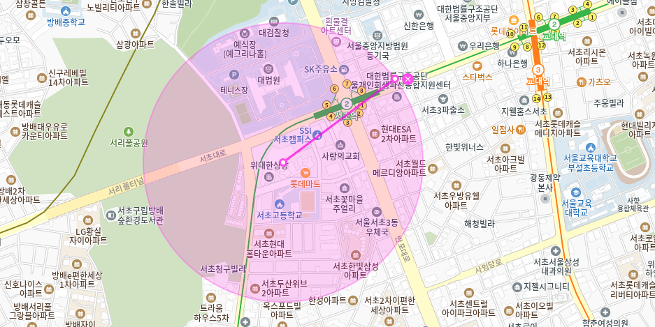 서초역 월주차 _ 지정석/단일주차/전일제/주차장