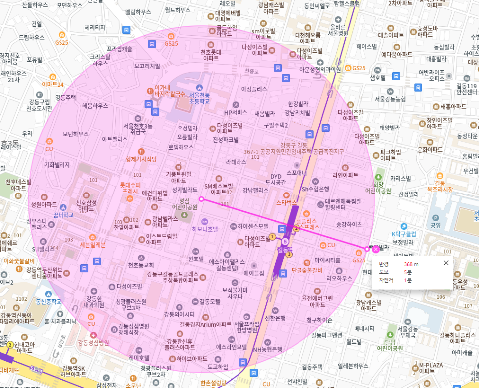 길동 월주차 _ 길동역 도보 3분 거리 역세권 주차장입니다
