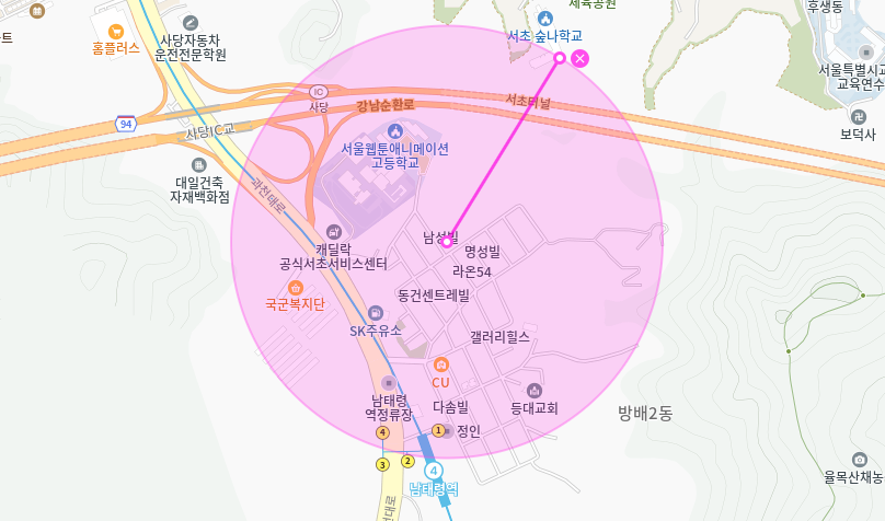 남태령역 월주차 _자주식/단일주차/빈자리/24시간