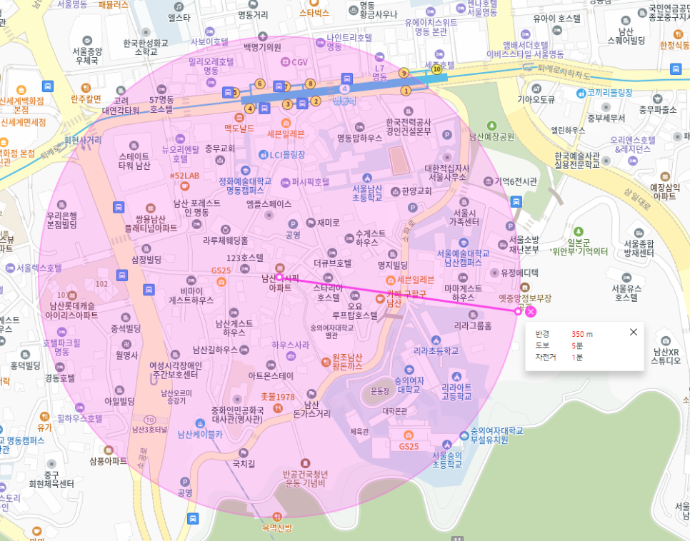 명동역 월주차 _ 명동역까지 걸어서 5분이면 충분히 도착할 수 있는 역세권 주차장 알려 드립니다