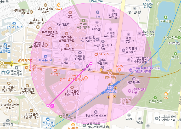 마곡나루 월주차_마곡나루역 1번출구 도보 1분거리 전일제 단일주차장