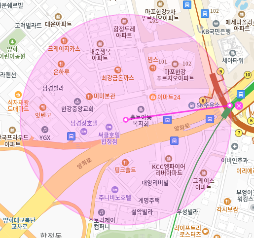 합정역 월주차 / 합정역 8번출구 도보3분, 기계식