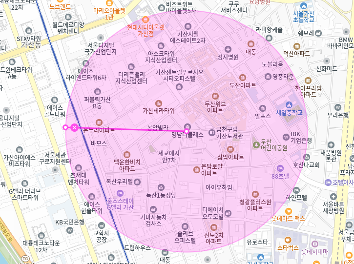 가산동 월주차_가산동 인근 직장인분들을 위한 전일제 단일주차장