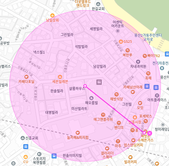 용산동 월주차 / 지정석, 용산동 마지막 단일주차장