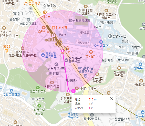 상도동 월주차_숭실대입구역 4분거리 이용하세요!