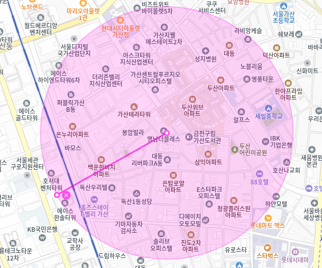 가산동 월주차_전일제 24시 단일주차장